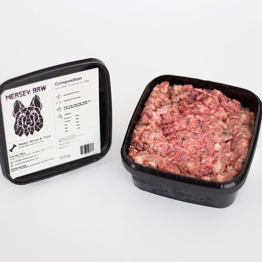 Mersey Raw Meaty Mince & Tripe 500g