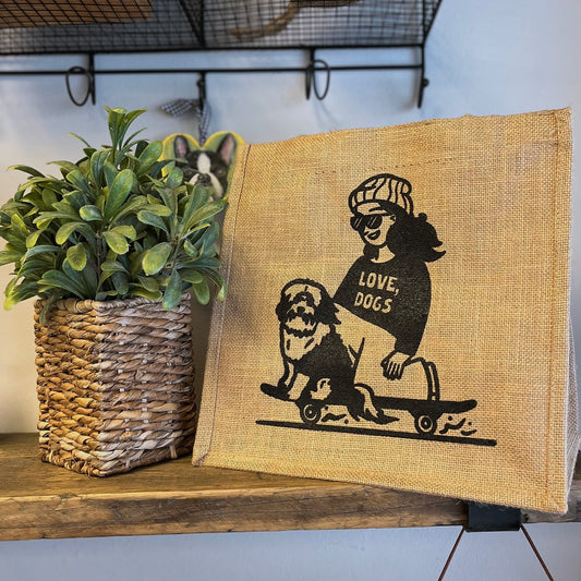 Boston Barks Raw Feeder Jute Bag