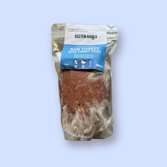 raw dog food turkey