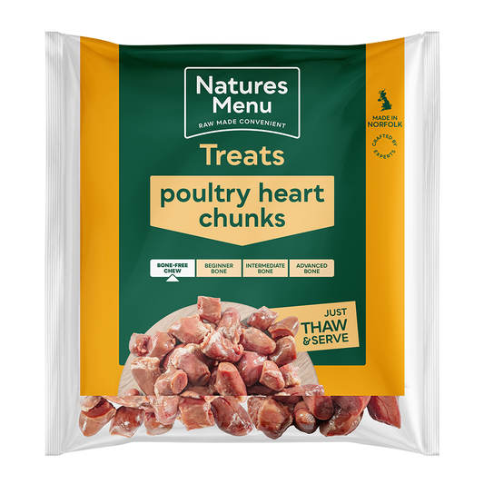 Natures Menu Poultry Heart Chunks