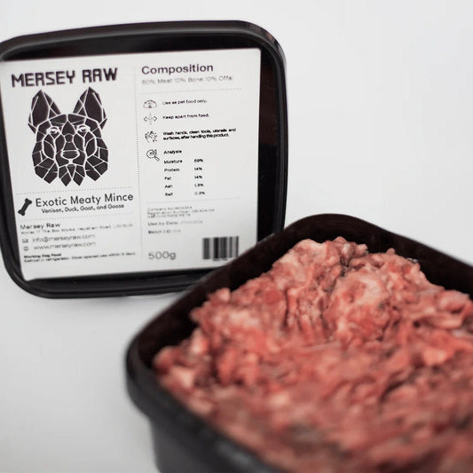 Mersey Raw Exotic Meaty Mince 500g